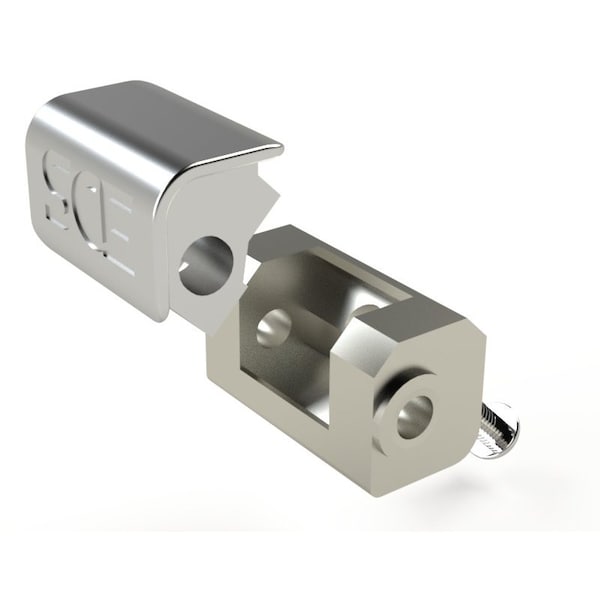 Door Hinge Assembly, 6 in. H x 6 in. W x 1 in. L, 2 PK